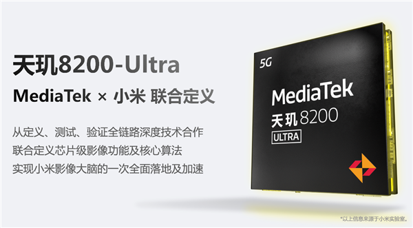 联发科、小米联合定义 Civi3首发天玑8200(图3)