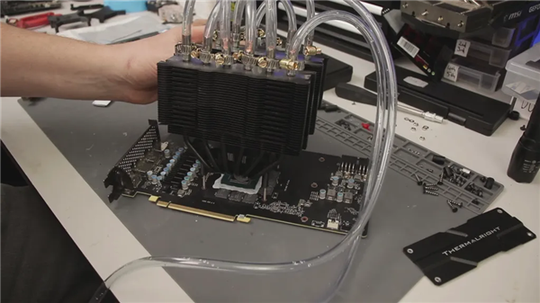 CPU风冷魔改成显卡水冷：GTX 960性能大增17%！(图4)